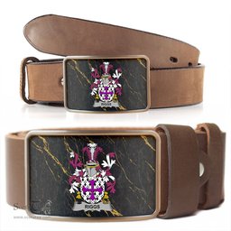ScotsTee Shop Irish Riggs Coat of Arms Irish Family Crest Irish Belt Bucker
