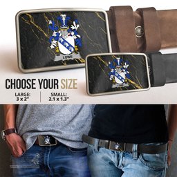 ScotsTee Shop Irish Lowe Coat of Arms Irish Family Crest Irish Belt Bucker