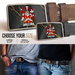 ScotsTee Shop Irish Pyne Coat of Arms Irish Family Crest Irish Belt Bucker