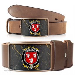 ScotsTee Shop Irish House of RYAN O Mulrian Coat of Arms Irish Family Crest Irish Belt Bucker
