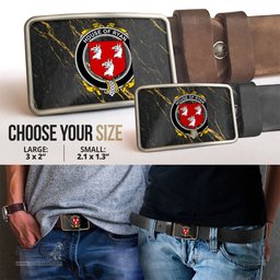 ScotsTee Shop Irish House of RYAN O Mulrian Coat of Arms Irish Family Crest Irish Belt Bucker