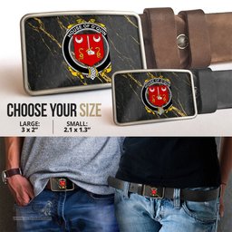 ScotsTee Shop Irish House of O QUIN Thomond Coat of Arms Irish Family Crest Irish Belt Bucker
