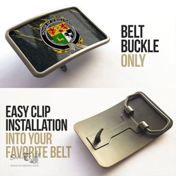 ScotsTee Shop Irish House of O SULLIVAN Coat of Arms Irish Family Crest Irish Belt Bucker