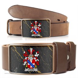 ScotsTee Shop Irish Phaire Coat of Arms Irish Family Crest Irish Belt Bucker