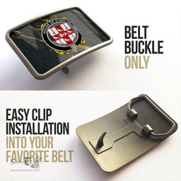 ScotsTee Shop Irish House of O NOLAN Coat of Arms Irish Family Crest Irish Belt Bucker