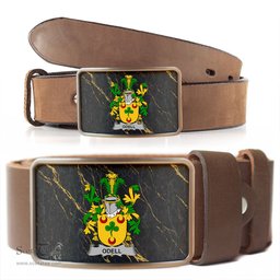 ScotsTee Shop Irish Odell Coat of Arms Irish Family Crest Irish Belt Bucker