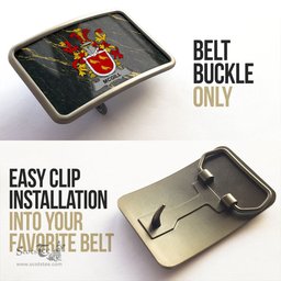 ScotsTee Shop Irish McGill Coat of Arms Irish Family Crest Irish Belt Bucker