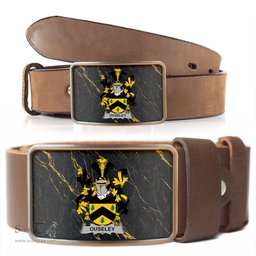 ScotsTee Shop Irish Ouseley Coat of Arms Irish Family Crest Irish Belt Bucker