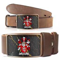ScotsTee Shop Irish Stack Coat of Arms Irish Family Crest Irish Belt Bucker