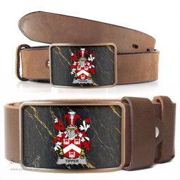 ScotsTee Shop Irish Tipper Coat of Arms Irish Family Crest Irish Belt Bucker