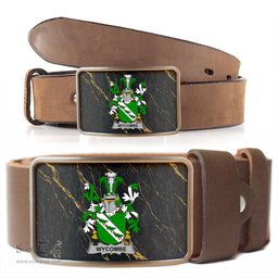 ScotsTee Shop Irish Wycombe Coat of Arms Irish Family Crest Irish Belt Bucker