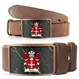 ScotsTee Shop Welsh Beake of Caernarfon Coat of Arms Welsh Family Crest Welsh Belt Bucker