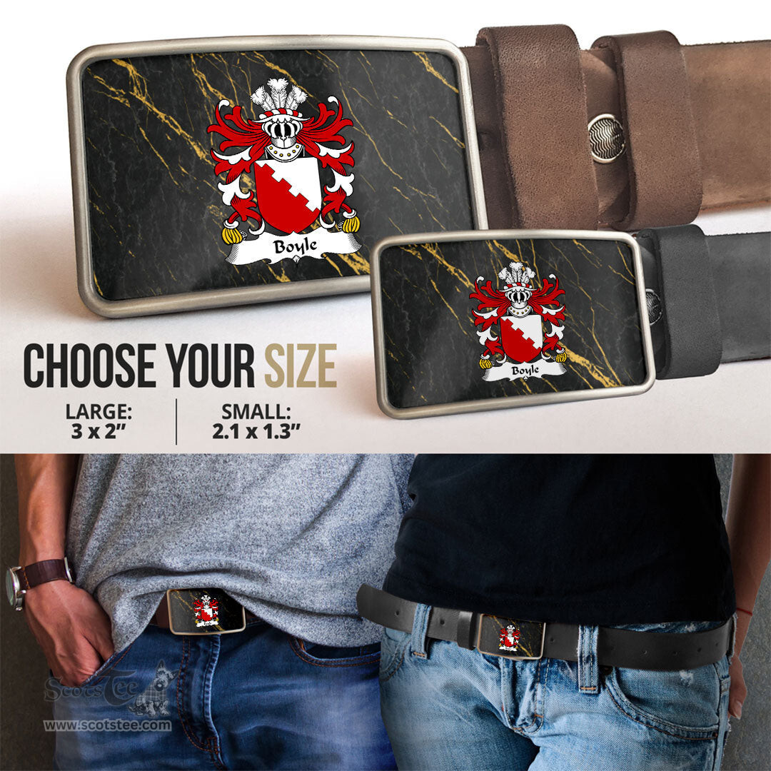 ScotsTee Shop Welsh Boyle Herefordshire m. Hywel Gwyn Coat of Arms Welsh Family Crest Welsh Belt Bucker