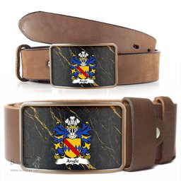 ScotsTee Shop Welsh Angle Pembrokeshire Coat of Arms Welsh Family Crest Welsh Belt Bucker