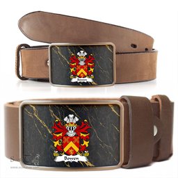 ScotsTee Shop Welsh Bowen of Pentre Ifan Pembrokeshire Coat of Arms Welsh Family Crest Welsh Belt Bucker