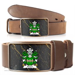 ScotsTee Shop Welsh Einion AP CARADOG Coat of Arms Welsh Family Crest Welsh Belt Bucker