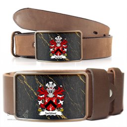 ScotsTee Shop Welsh Iarddur AP CYNDDELW Coat of Arms Welsh Family Crest Welsh Belt Bucker