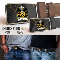 ScotsTee Shop Welsh Harry AP THOMAS Coat of Arms Welsh Family Crest Welsh Belt Bucker