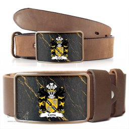 ScotsTee Shop Welsh Cuny of Welston Pembrokeshire Coat of Arms Welsh Family Crest Welsh Belt Bucker