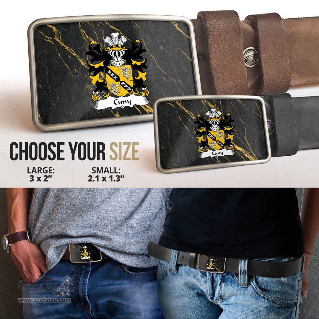 ScotsTee Shop Welsh Cuny of Welston Pembrokeshire Coat of Arms Welsh Family Crest Welsh Belt Bucker