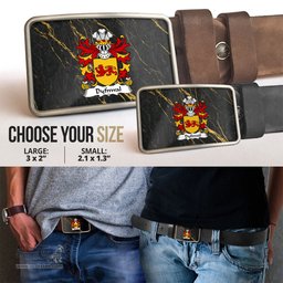 ScotsTee Shop Welsh Dyfnwal MOELMUD Coat of Arms Welsh Family Crest Welsh Belt Bucker