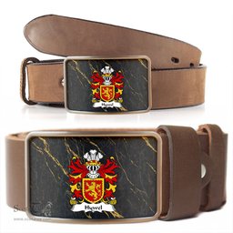 ScotsTee Shop Welsh Hywel DDA or Howell King of Wales Coat of Arms Welsh Family Crest Welsh Belt Bucker