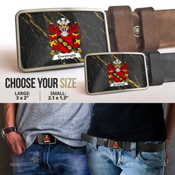 ScotsTee Shop Welsh Gweirydd AP RHYS GOCH Anglesey Coat of Arms Welsh Family Crest Welsh Belt Bucker