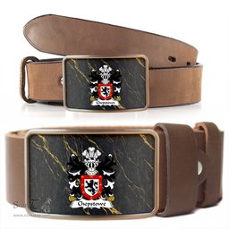 ScotsTee Shop Welsh Chepstowe Monmouthshire Coat of Arms Welsh Family Crest Welsh Belt Bucker
