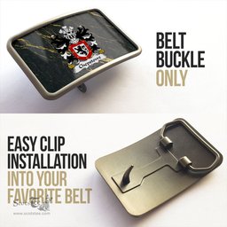 ScotsTee Shop Welsh Chepstowe Monmouthshire Coat of Arms Welsh Family Crest Welsh Belt Bucker