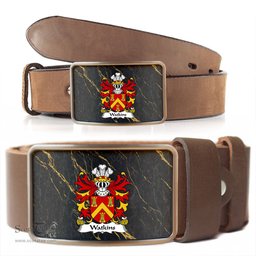 ScotsTee Shop Welsh Watkins of Pembrokeshire Coat of Arms Welsh Family Crest Welsh Belt Bucker