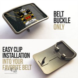 ScotsTee Shop Welsh Wallis of Llan arth Monmouthshire Coat of Arms Welsh Family Crest Welsh Belt Bucker