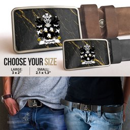 ScotsTee Shop Welsh Reynold of Bishops Castle Shropshire Coat of Arms Welsh Family Crest Welsh Belt Bucker