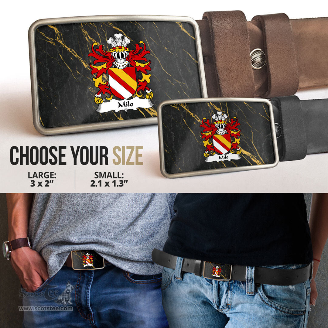 ScotsTee Shop Welsh Milo FITZWALTER Earl of Hereford Coat of Arms Welsh Family Crest Welsh Belt Bucker