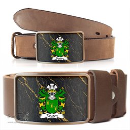 ScotsTee Shop Welsh Roydon of Is Coed Denbighshire Coat of Arms Welsh Family Crest Welsh Belt Bucker
