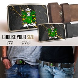 ScotsTee Shop Welsh Roydon of Is Coed Denbighshire Coat of Arms Welsh Family Crest Welsh Belt Bucker