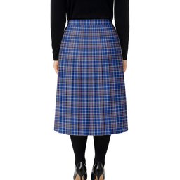ScotsTee Shop Scottish Alexander of Menstry Ancient Tartan Pleated Midi Skirt