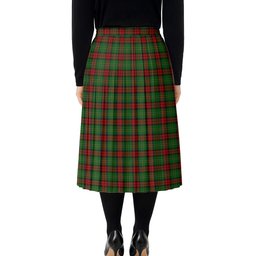 ScotsTee Shop Scottish Blackstock Hunting Tartan Pleated Midi Skirt