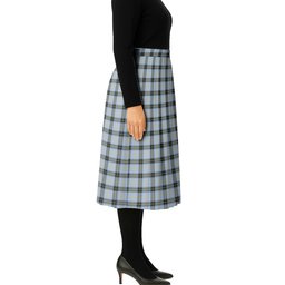 ScotsTee Shop Scottish Bell of the Borders Ancient Tartan Pleated Midi Skirt