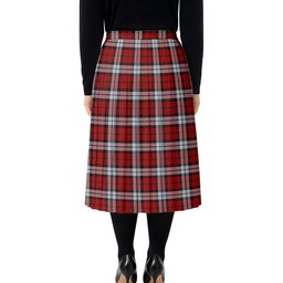 ScotsTee Shop Scottish Brodie Dress Tartan Pleated Midi Skirt