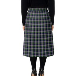 ScotsTee Shop Scottish Colquhoun Dress Tartan Pleated Midi Skirt