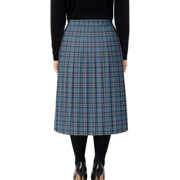 ScotsTee Shop Scottish Earl of St Andrews Tartan Pleated Midi Skirt