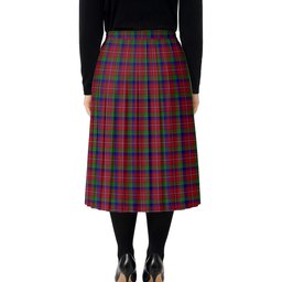 ScotsTee Shop Scottish Fitzgerald Dress Tartan Pleated Midi Skirt