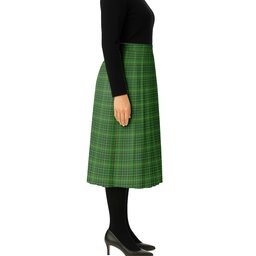 ScotsTee Shop Scottish Forrester Hunting Tartan Pleated Midi Skirt