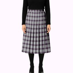 ScotsTee Shop Scottish Alexander of Menstry Dress Tartan Pleated Midi Skirt
