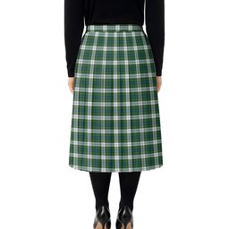 ScotsTee Shop Scottish Black Watch Dress Ancient Tartan Pleated Midi Skirt