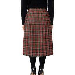 ScotsTee Shop Scottish Anderson of Arbrake SC Tartan Pleated Midi Skirt
