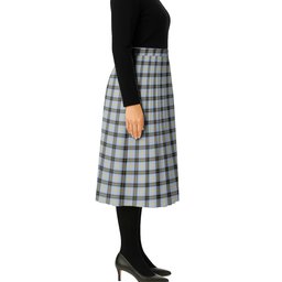 ScotsTee Shop Scottish Bell of the Borders SC Tartan Pleated Midi Skirt