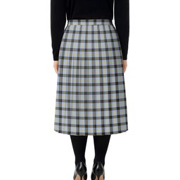 ScotsTee Shop Scottish Bell of the Borders SC Tartan Pleated Midi Skirt