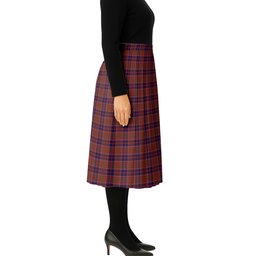 ScotsTee Shop Scottish Cameron of Locheil Original Tartan Pleated Midi Skirt