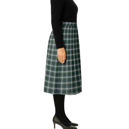 ScotsTee Shop Scottish Forbes Dress Tartan Pleated Midi Skirt